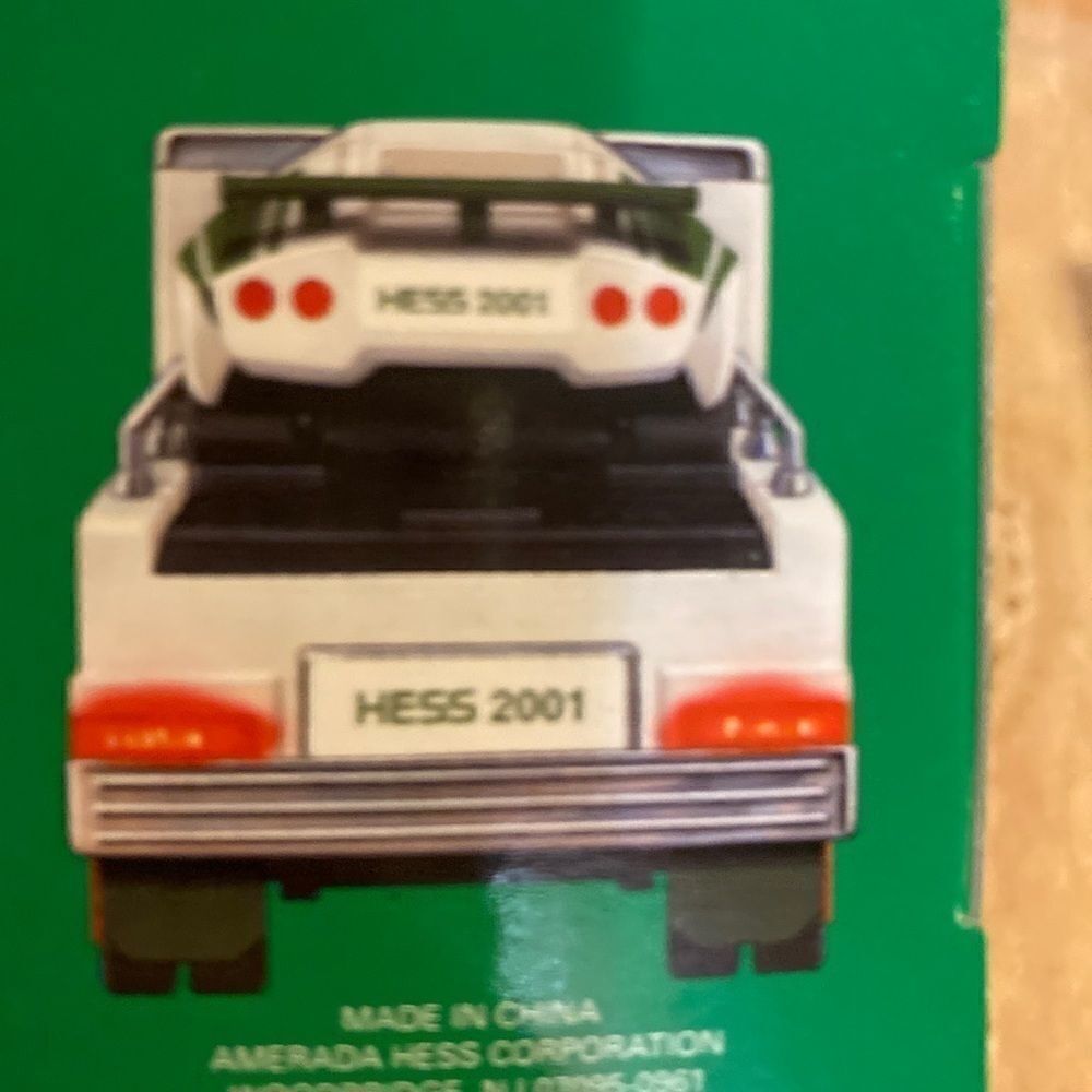 2001 Hess miniature Racer Transport New In Box - Picture 3 of 6